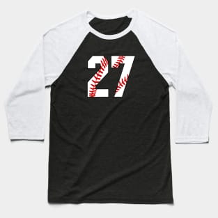 Baseball Number 27 #27 Baseball Shirt Jersey Favorite Player Biggest Fan Baseball T-Shirt